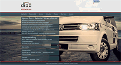 Desktop Screenshot of dipa-reisemobilbau.de
